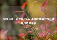 常发佳联·常发佳CF808，小地块种植的贴心耐用灵活好帮手