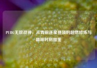 PUBG无敌战神，从青铜逐星登顶的超燃修炼与巅峰时刻图鉴