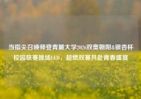 当指尖召唤师登青麓大学2026双奥朝阳&银杏杯校园联赛操场LED，超燃双赛共赴青春盛宴
