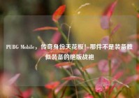 PUBG Mobile，传奇身份天花板！那件不是装备胜似装备的绝版战袍