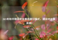 2021年和平精英职业赛场夏日模式，清凉对决有多燃！