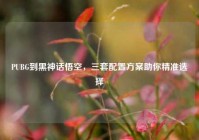 PUBG到黑神话悟空，三套配置方案助你精准选择