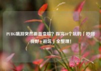 PUBG端游突然画面变暗？踩完10个坑的「秒回视野+避坑」全整理！