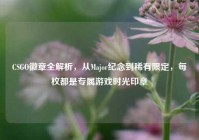 CSGO徽章全解析，从Major纪念到稀有限定，每枚都是专属游戏时光印章