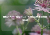 真相只有一个登陆Steam！柯南在游戏里复刻推理快感