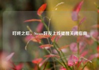 叮咚之后，Steam好友上线提醒关闭指南