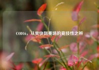 COD16，从爽快到赛场的竞技性之辨