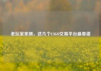 老玩家亲测，这几个CSGO交易平台最靠谱