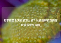 和平精英全天巡航怎么破？从机制解析到操作权限恢复全攻略