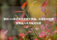 俄区CSGO低价诱惑真相大揭秘，玩家必知的利弊风险与优先账号价格