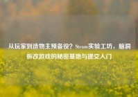 从玩家到造物主预备役？Steam实验工坊，脑洞拆改游戏的秘密基地与提交入门