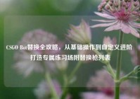 CSGO Bot替换全攻略，从基础操作到自定义进阶 打造专属练习场附替换枪列表