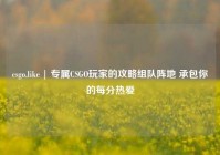 csgo.like | 专属CSGO玩家的攻略组队阵地 承包你的每分热爱