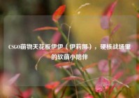 CSGO萌物天花板伊伊（伊莉娜），硬核战场里的软萌小陪伴