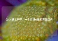 当LOL遇上轩子，一个游戏ID里的青春回响