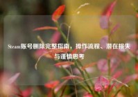 Steam账号删除完整指南，操作流程、潜在损失与谨慎思考