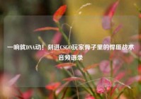 一响就DNA动！刻进CSGO玩家骨子里的悍匪战术音频语录