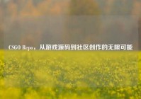 CSGO Repo，从游戏源码到社区创作的无限可能