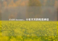 CS:GO Awesome，十年不灭的电竞神话