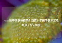 Steam账号突然被登录？别慌！手把手教你紧急止损+永久加固