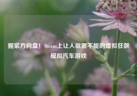 握紧方向盘！Steam上让人欲罢不能的虚拟狂飙模拟汽车游戏