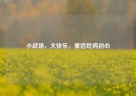小战场，大快乐，重拾吃鸡初心
