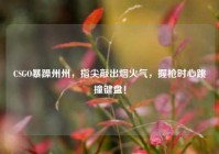 CSGO暴躁州州，指尖敲出烟火气，握枪时心跳撞键盘！