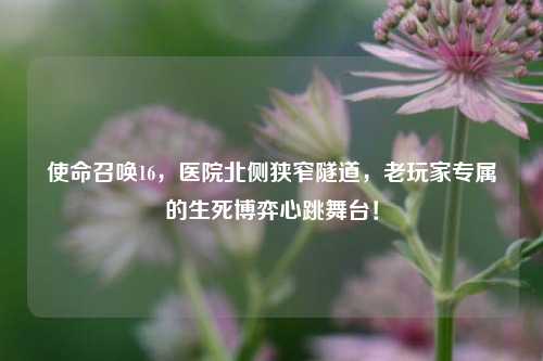 使命召唤16，医院北侧狭窄隧道，老玩家专属的生死博弈心跳舞台！