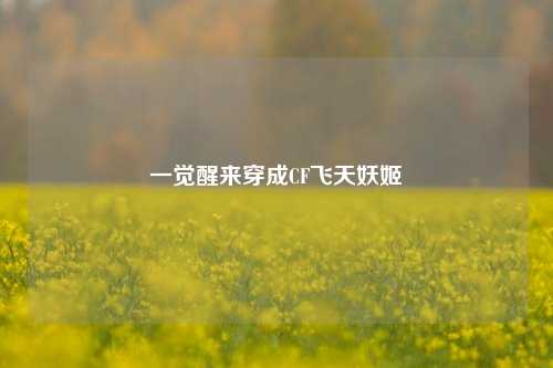 一觉醒来穿成CF飞天妖姬