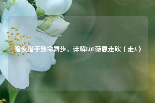 暗夜猎手致命舞步，详解LOL薇恩走砍（走A）