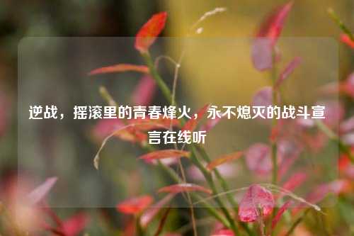 逆战，摇滚里的青春烽火，永不熄灭的战斗宣言在线听