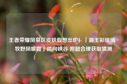 王者荣耀凤泉区皮肤假想出炉！「潞王彩琉璃·牧野凤唳霞」踏向峡谷 附超合理获取猜测