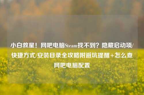小白救星!网吧电脑Steam找不到?隐藏启动项/快捷方式/安装目录全攻略附避坑提醒+怎么查网吧电脑配置