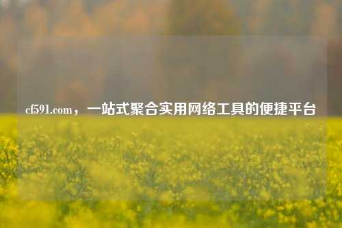 cf591.com,一站式聚合实用网络工具的便捷平台