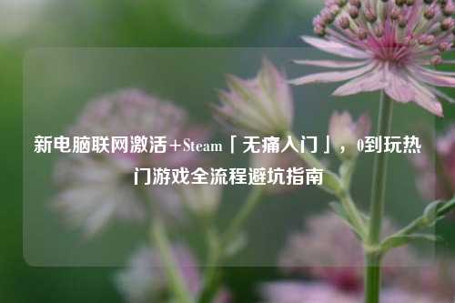 新电脑联网激活+Steam「无痛入门」，0到玩热门游戏全流程避坑指南