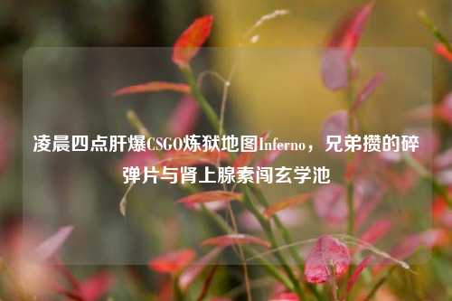凌晨四点肝爆CSGO炼狱地图Inferno,兄弟攒的碎弹片与肾上腺素闯玄学池