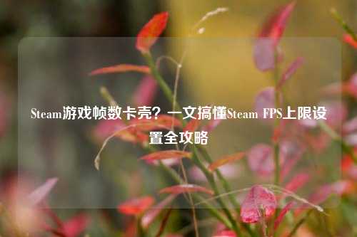 Steam游戏帧数卡壳?一文搞懂Steam FPS上限设置全攻略