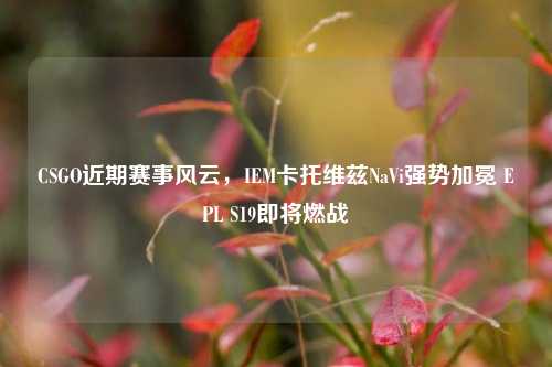CSGO近期赛事风云，IEM卡托维兹NaVi强势加冕 EPL S19即将燃战