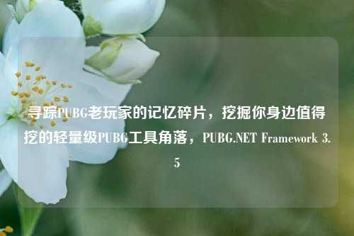 寻踪PUBG老玩家的记忆碎片，挖掘你身边值得挖的轻量级PUBG工具角落，PUBG.NET Framework 3.5