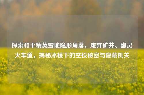 探索和平精英雪地隐形角落,废弃矿井、幽灵火车道,揭秘冰棱下的空投秘密与隐藏机关