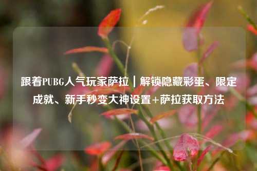 跟着PUBG人气玩家萨拉|解锁隐藏彩蛋、限定成就、新手秒变大神设置+萨拉获取方法