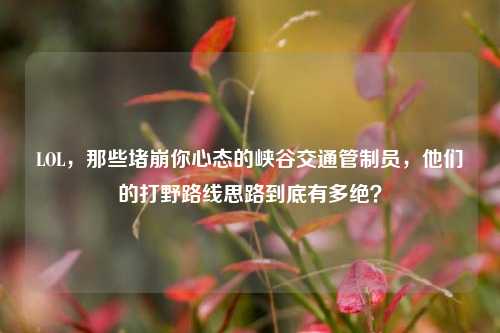 LOL,那些堵崩你心态的峡谷交通管制员,他们的打野路线思路到底有多绝?