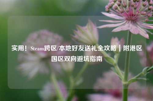 实用!Steam跨区/本地好友送礼全攻略|附港区国区双向避坑指南