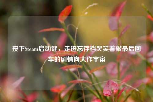 按下Steam启动键,走进忘存档哭笑着敲最后回车的剧情向大作宇宙