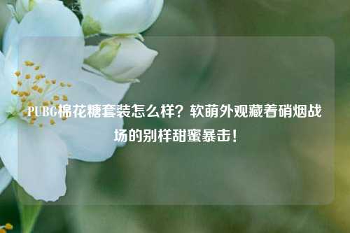 PUBG棉花糖套装怎么样?软萌外观藏着硝烟战场的别样甜蜜暴击!