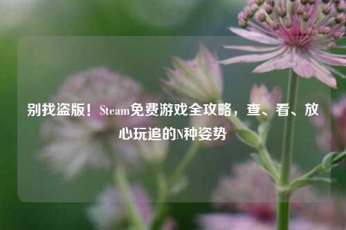 别找盗版!Steam免费游戏全攻略,查、看、放心玩追的N种姿势