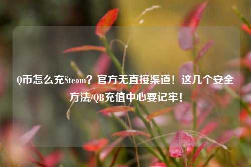 Q币怎么充Steam?官方无直接渠道!这几个安全方法/QB充值中心要记牢!