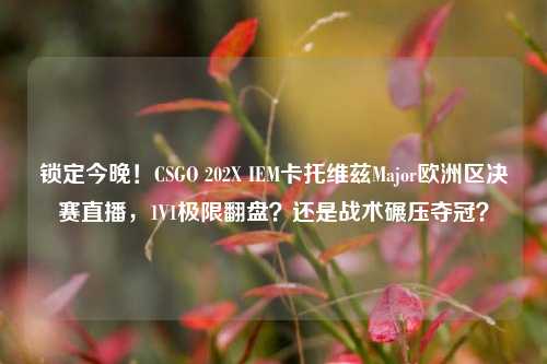锁定今晚!CSGO 202X IEM卡托维兹Major欧洲区决赛直播,1V1极限翻盘?还是战术碾压夺冠?
