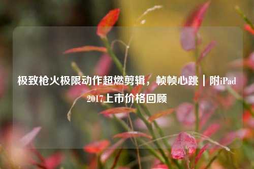 极致枪火极限动作超燃剪辑,帧帧心跳|附iPad2017上市价格回顾