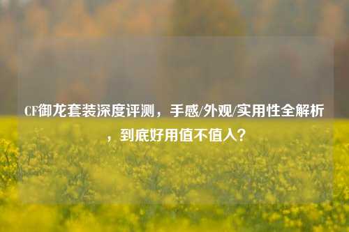 CF御龙套装深度评测,手感/外观/实用性全解析,到底好用值不值入?